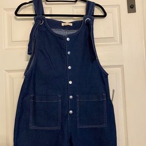 Brand new jean overalls